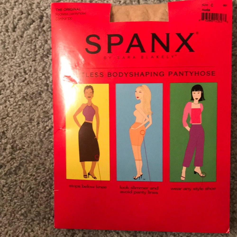 Spanx by Sara Blakely Size c FOOTLESS BODYSHAPING!